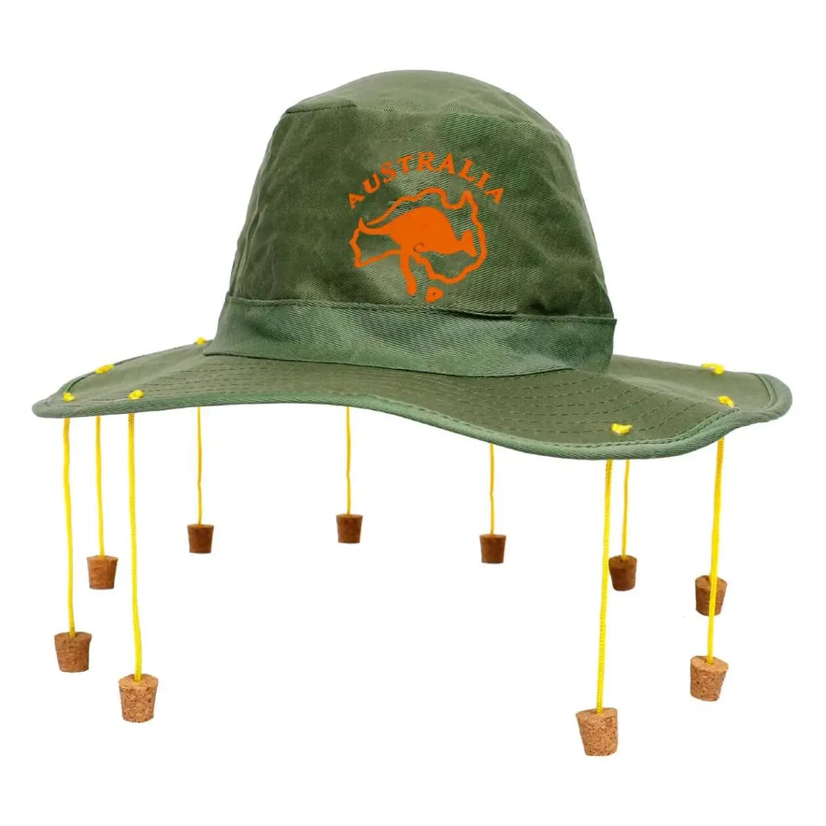 Australian Cork Hat With Kangaroo Print Fancy Dress Accessory Australia Day Crocodile Hunter Man