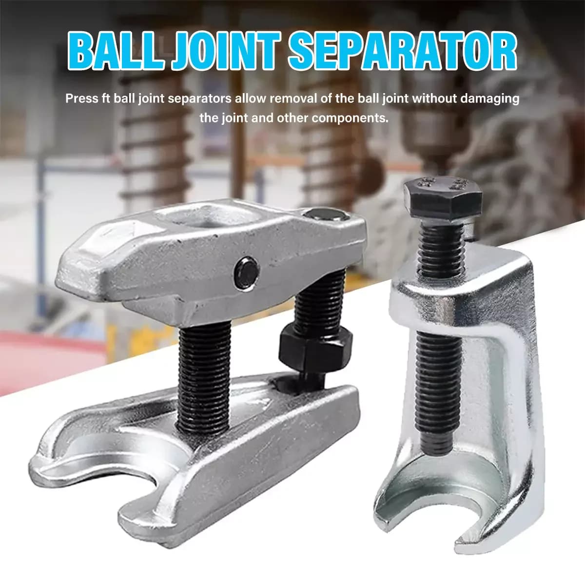 2x Ball Joint Puller Separator + Tie Rod End Extractor Remover Splitter Tool
