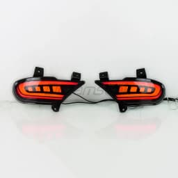 LED Rear Bumper Tail Brake Light for Mitsubishi Pajero Sport 2013 2014 2015 Turn Signal Blinker Reverse Lamp Indicator Red Lens