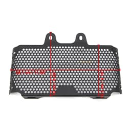 Black Radiator Grille Guard Protector Cover for BMW R Nine T R9T BMW R nineT Urban G/S 2014-2023 Motorcycle Mesh Radiator Cover
