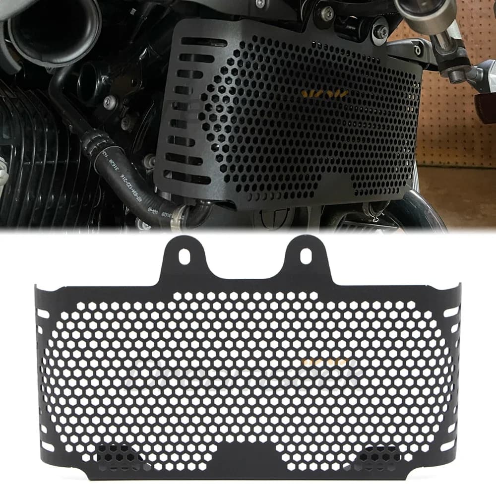 Black Radiator Grille Guard Protector Cover for BMW R Nine T R9T BMW R nineT Urban G/S 2014-2023 Motorcycle Mesh Radiator Cover