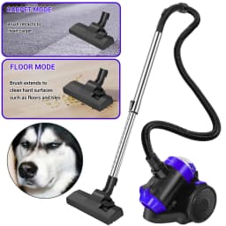 230V Household Pets hair Horizontal Vacuum Cleaner Multifunctional Vacuum Cleaner Bedroom Carpet Dust Remover 1000W Cats Dogs