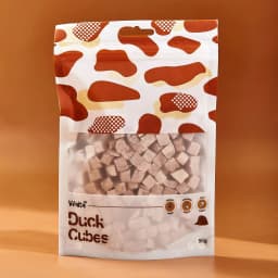 Waita 100% Natural Freeze Dried Duck Cube 50g - Cat Dog Pet Healthy Treats High Protein Low Fat Training Reward