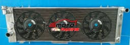 For Jeep Cherokee XJ 4.0L Right Hand Drive Aluminum Radiator+fan 1994-2001 95 96 97 98 99 00 01 1995 1996 1997 1998 1999 2000