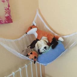 Baby Bedroom Nursery Cuddly Large Teddy Bear Soft Toy Hammock Storage Mesh Net