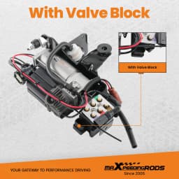Airmatic Suspension Compressor + Valve Block for Audi A6 C6 4F Allroad 4F0616006 shock Absorber