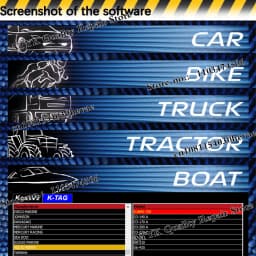 software KTAG 2.25 Ksuite obd2 Diagnostic Tuning ECU chip programming tool car truck bike boat tractor Code reader Program New