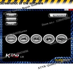 software KTAG 2.25 Ksuite obd2 Diagnostic Tuning ECU chip programming tool car truck bike boat tractor Code reader Program New