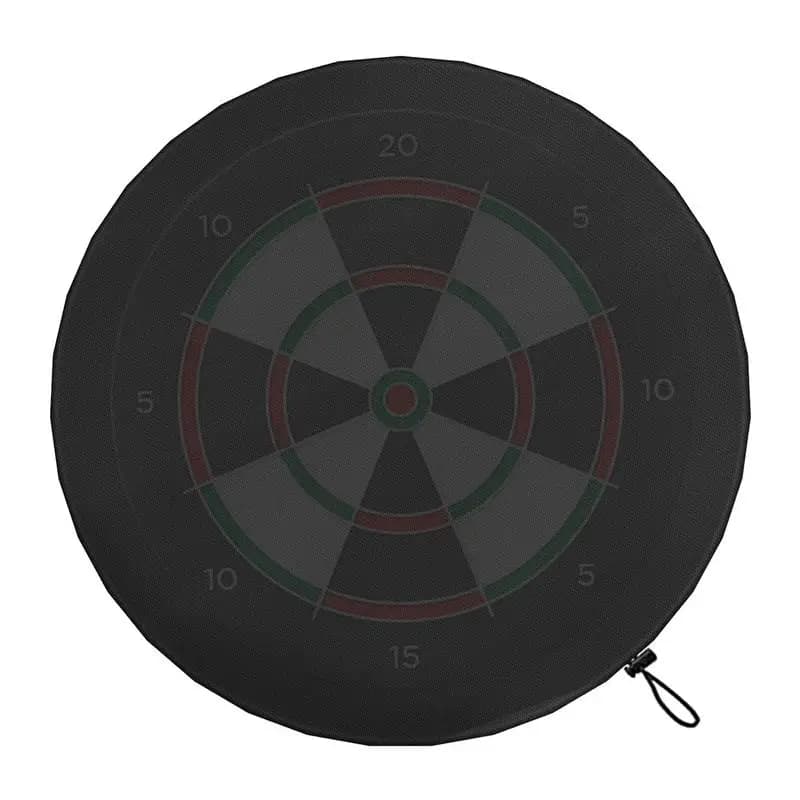 Dartboard Cover Heavy Duty 600D Oxford Waterproof Protective Outdoor Indoor Dartboard Dust Cover for 24Inch Dart Board ﻿