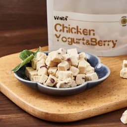 Waita Freeze Dried Chicken, Yogurt & Berry 40g High Protein Low Fat Training Reward 100% natural