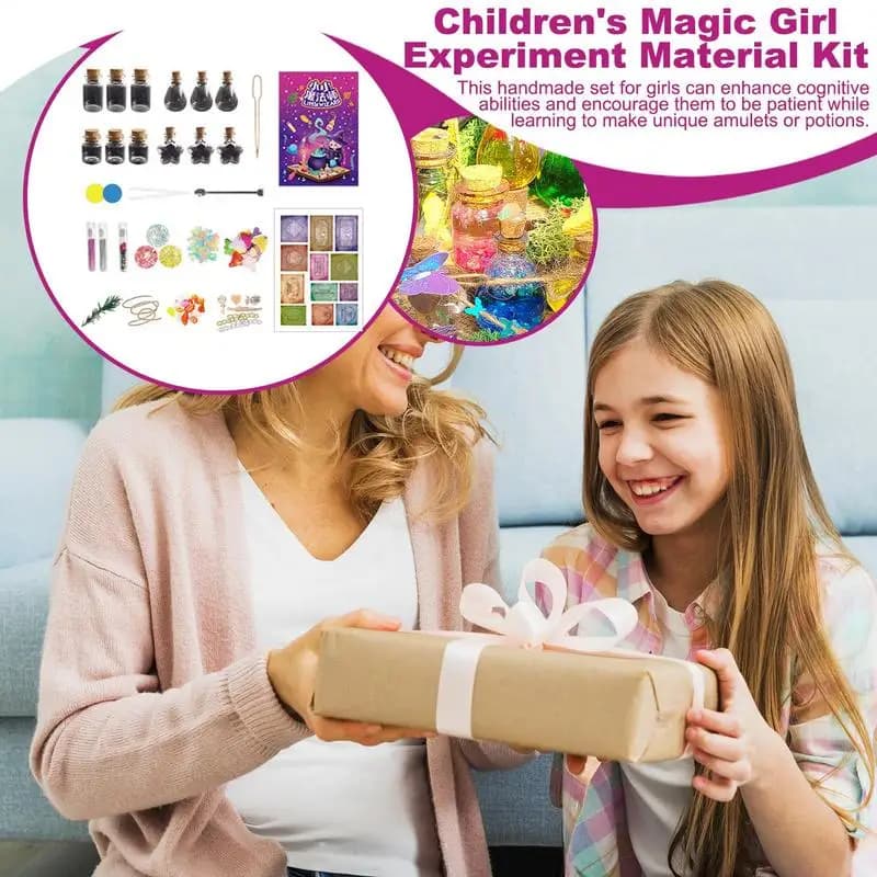 Potion Making Kit Science Set For Kids Potion Making Set Fairy Potion Bottles Craft Toy Science Set Magic Kits & Accessories For