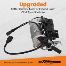 Air Airmatic Suspension Compressor + Bracket For Audi Q7 4L 2006-2015 4L0698007C