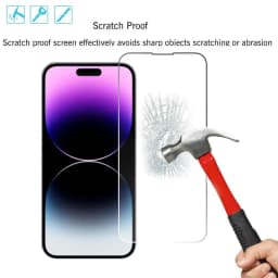 Tempered Glass for iPhone 14 Pro 15 16 13 12 11 pro max screen protector for iphone 15 pro mica for iphone 13 14 glass film