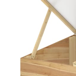 Wood Cold Frame Greenhouse Polycarbonate Grow House for Outdoor, Natural