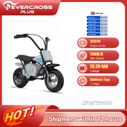 EVERCROSS PLUS EV07M Electric Dirt Bike for Kids, Speed Up to 20 km/h, 10 km Range, 11" Wheels, Suitable for Children 3-12 Years