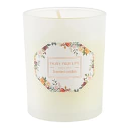 【Lifeideas】Handheld Gift Colored Glass Cup Fragrance Aromatherapy Candle