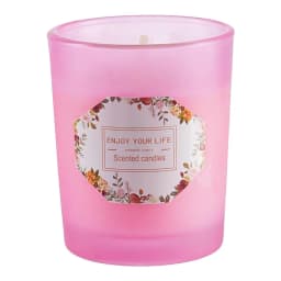 【Lifeideas】Handheld Gift Colored Glass Cup Fragrance Aromatherapy Candle
