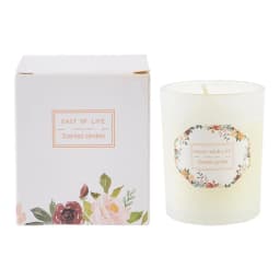 【Lifeideas】Handheld Gift Colored Glass Cup Fragrance Aromatherapy Candle