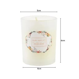 【Lifeideas】Handheld Gift Colored Glass Cup Fragrance Aromatherapy Candle