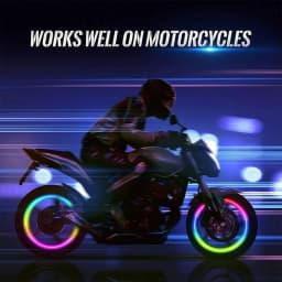 4Pcs LED Wheel Tire Air Valve Stem Caps Neon Light For Motor Bike Car Bicycle