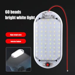 Car Ceiling Lights Super Bright Work Lights Led Dome Lamp Interior Roof Non-Glare Reading Lamp For Drivers Passengers