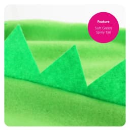 Kids Crocodile Costume - Green Onesie with Attached Tail, Scaly Tummy & Crocodile Headpiece - World Book Day Outfit