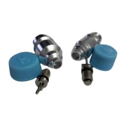 High Low Side Service Port With JRA Valve Core And Cap AC System Charging Port Caps For Car A/C Air Conditioning Pipeline