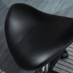 HOMCOM Saddle Stool Adjustable Rolling Salon Chair for Massage Spa Beauty