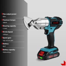 ONEVAN Electric Iron Scissors Metal Cordless Cutting Iron Shear Sheet Carbon Steel Cutter Power Tools For Makita 18V Battery Pin