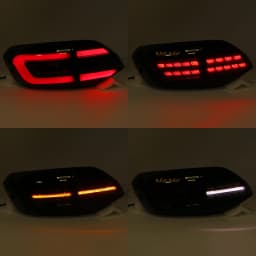 LED Rear Tail Light Assembly For Ford Everest U375/UA 2015-2023 With Brake Driving Sequential Turn Signal Lamp Smoke Lens