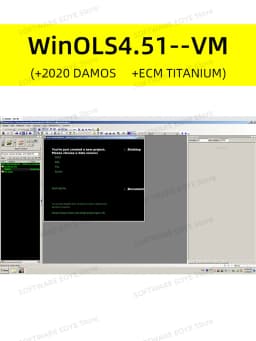 2022 Newest WinOLS 4.51 Auto ECU Chip Tuning Software +2020 Damos +ECM TITANIUM With Plugins More Functions