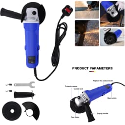 2000W Electric Angle Grinder,12000 RPM with Wheel Guard,115mm Disc Heavy Duty Cutting Grinding