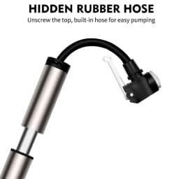 WEST BIKING Mini Bike Pump Aluminum Alloy Portable Drop-proof Bike Ultraligh Hand Air Pump MTB Mountain Road Cycling Pump