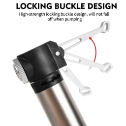 WEST BIKING Mini Bike Pump Aluminum Alloy Portable Drop-proof Bike Ultraligh Hand Air Pump MTB Mountain Road Cycling Pump