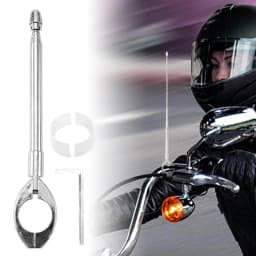 Motorcycle Anti Kite Wire Device Flagpole Retractable Motorcycle Flag Pole Mount Kit Portable Flag Mount Accessories Travel Flag
