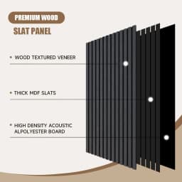 Modern Minimalism Wood Grain Wall Panel for Living Room Bedroom Office