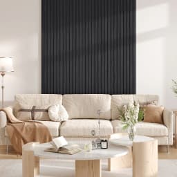 Modern Minimalism Wood Grain Wall Panel for Living Room Bedroom Office