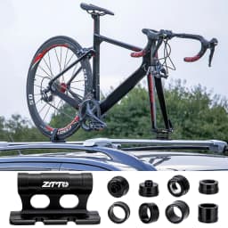 Bicycle Car Roof Fixing Rack Portable Bicycle Fork Quick Release Mounts Bike Front Fork Bracket Car Modified Parking Rack