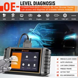 New FOXWELL NT710 for Porsche Bidirectional OBD2 Scanner Car Diagnostic Tool ECU Coding All System A/F Adjust IMMO 30+ Reset 