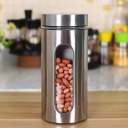 【Lifeideas】Set of 4 Stainless Steel Food Storage Containers