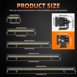 HAOLIDE ECE R112 R10 R7 42inch LED Light Bar 3500K/6500K Spot & Flood DRL 32" Offroad Led Bar 4x4 12V 24V for ATV Boat Truck SUV