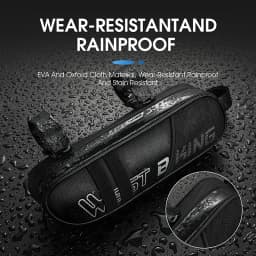 WEST BIKING Bicycle Bag Sensitive Touch Screen Bike Phone Bag Front Frame Reflective MTB Road Cycling Accessories Panniers
