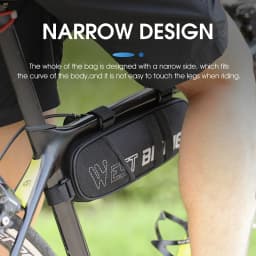 WEST BIKING Bicycle Bag Sensitive Touch Screen Bike Phone Bag Front Frame Reflective MTB Road Cycling Accessories Panniers