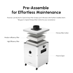 AlgoLaser Laser ALSP1.0 Desktop Smoke Purifier Purification Cleaner Low Noise Suits for Various Brands Laser Engraver