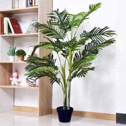 Outsunny 150cm(5ft) Palm Tree Artificial Faux Decor Green Plant Home Office