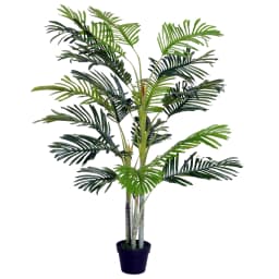 Outsunny 150cm(5ft) Palm Tree Artificial Faux Decor Green Plant Home Office