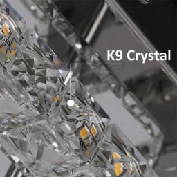 Modern Indoor K9 Crystal Led Chandelier Light Bedroom Corrido Ceiling Lamp Living Dining Room Hotel Decor Pendant Fixture Lumina