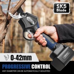 42MM SW-768 Efficient Scissors Electric Tree Branches Garden Tools Cordless Pruner Lithium-ion Pruning Shear