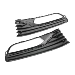 Artudatech Pair Front Bumper Fog Light Cover Grill Grille fit for VW Polo 6R 2014-2017