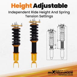 24 Ways Damper & Height Adjustment Coilovers For Mazda RX8 RX-8 SE3P 2004-2011 Coils Springs kit